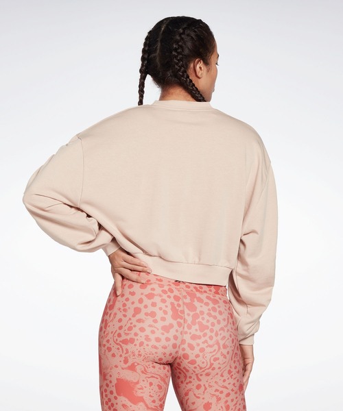 Reebok(リーボック)の「スタジオ ニット ファッション カバーアップ / Studio Knit Fashion Cover-Up(スウェット・レディース・ベージュ/ライトグレー・MEDIUM/SMALL/X-LARGE/LARGE)」の9枚目の写真