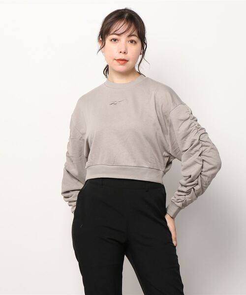 Reebok(リーボック)の「スタジオ ニット ファッション カバーアップ / Studio Knit Fashion Cover-Up(スウェット・レディース・ベージュ/ライトグレー・MEDIUM/SMALL/X-LARGE/LARGE)」の14枚目の写真