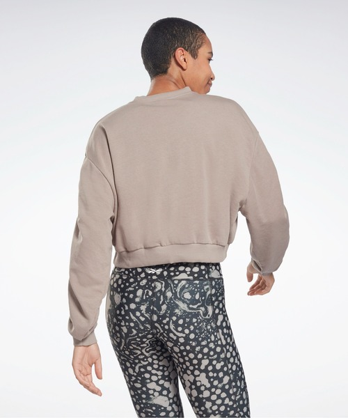 Reebok(リーボック)の「スタジオ ニット ファッション カバーアップ / Studio Knit Fashion Cover-Up(スウェット・レディース・ベージュ/ライトグレー・MEDIUM/SMALL/X-LARGE/LARGE)」の10枚目の写真