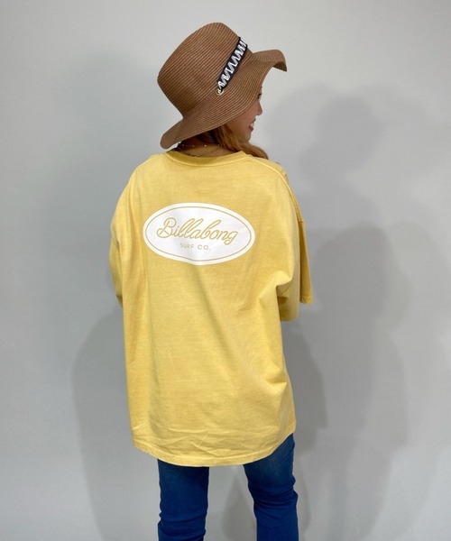 BILLABONG(ビラボン)の「BILLABONG/ビラボン ルーズシルエット バックプリントロゴTシャツ BC013-208(Tシャツ/カットソー・レディース・ブルー/ホワイト/イエロー/ブラック・L/M)」の4枚目の写真