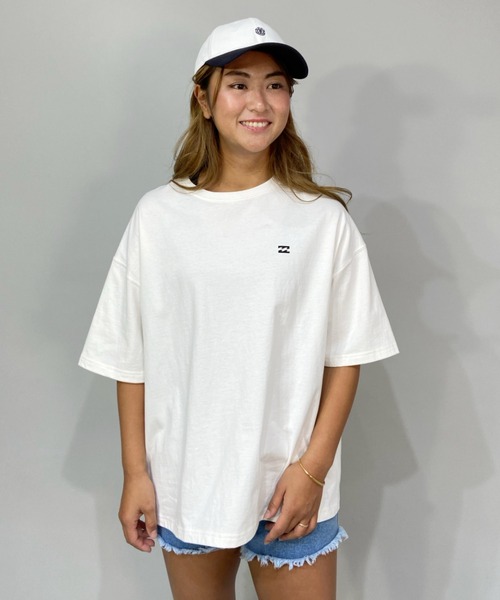 BILLABONG(ビラボン)の「BILLABONG/ビラボン ルーズシルエット バックプリントロゴTシャツ BC013-208(Tシャツ/カットソー・レディース・ブルー/ホワイト/イエロー/ブラック・L/M)」の5枚目の写真