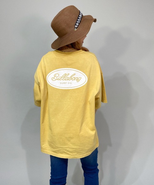 BILLABONG(ビラボン)の「BILLABONG/ビラボン ルーズシルエット バックプリントロゴTシャツ BC013-208(Tシャツ/カットソー・レディース・ブルー/ホワイト/イエロー/ブラック・L/M)」の14枚目の写真
