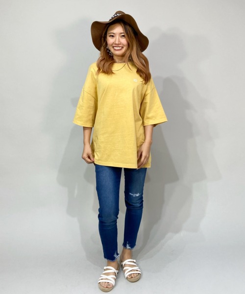 BILLABONG(ビラボン)の「BILLABONG/ビラボン ルーズシルエット バックプリントロゴTシャツ BC013-208(Tシャツ/カットソー・レディース・ブルー/ホワイト/イエロー/ブラック・L/M)」の15枚目の写真