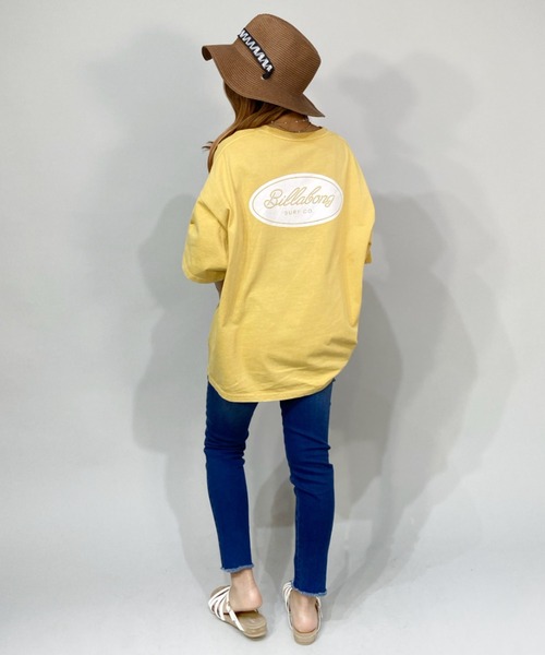 BILLABONG(ビラボン)の「BILLABONG/ビラボン ルーズシルエット バックプリントロゴTシャツ BC013-208(Tシャツ/カットソー・レディース・ブルー/ホワイト/イエロー/ブラック・L/M)」の16枚目の写真