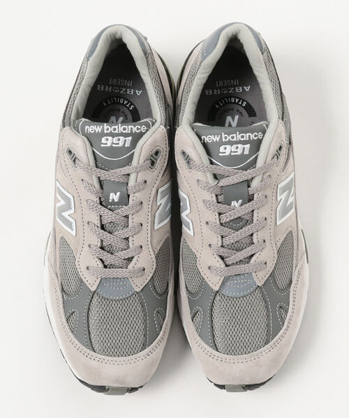 NEW BALANCE(ニューバランス)の「NEW BALANCE / M991(スニーカー・メンズ・グレー/ネイビー・26.5cm/27.0cm/27.5cm/26.0cm)」の4枚目の写真