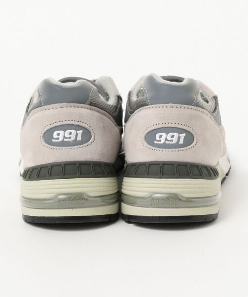 NEW BALANCE(ニューバランス)の「NEW BALANCE / M991(スニーカー・メンズ・グレー/ネイビー・26.5cm/27.0cm/27.5cm/26.0cm)」の3枚目の写真