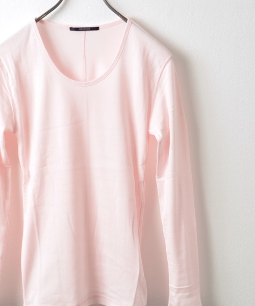 SHIPS JET BLUE（シップスジェットブルー）の「SHIPS JET BLUE(シップス ジェットブルー): フライスアンダーTEE（Tシャツ/カットソー・メンズ・オフホワイト/ピンク/ブルー/ロイヤルブルー・SMALL/MEDIUM/LARGE）」の4枚目の写真