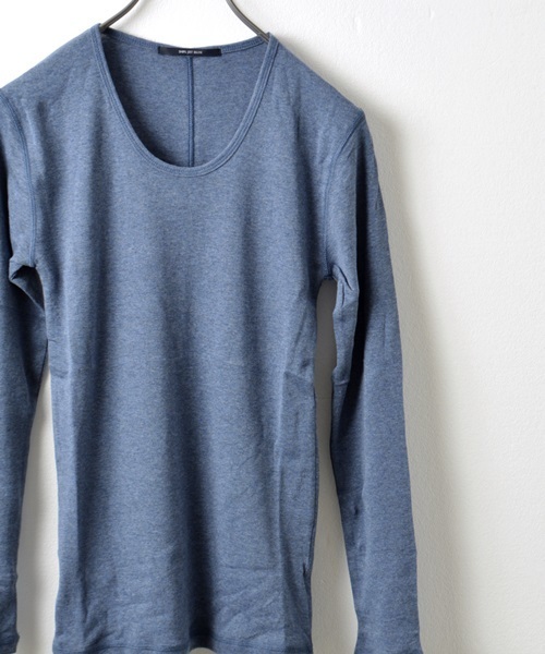 SHIPS JET BLUE（シップスジェットブルー）の「SHIPS JET BLUE(シップス ジェットブルー): フライスアンダーTEE（Tシャツ/カットソー・メンズ・オフホワイト/ピンク/ブルー/ロイヤルブルー・SMALL/MEDIUM/LARGE）」の2枚目の写真