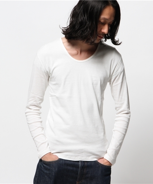 SHIPS JET BLUE（シップスジェットブルー）の「SHIPS JET BLUE(シップス ジェットブルー): フライスアンダーTEE（Tシャツ/カットソー・メンズ・オフホワイト/ピンク/ブルー/ロイヤルブルー・SMALL/MEDIUM/LARGE）」の11枚目の写真