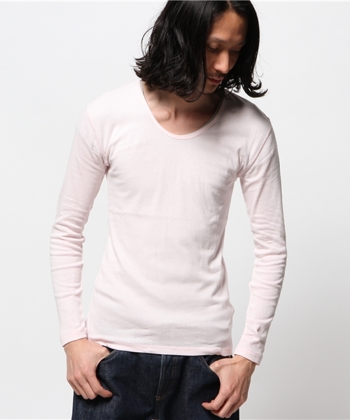 SHIPS JET BLUE（シップスジェットブルー）の「SHIPS JET BLUE(シップス ジェットブルー): フライスアンダーTEE（Tシャツ/カットソー・メンズ・オフホワイト/ピンク/ブルー/ロイヤルブルー・SMALL/MEDIUM/LARGE）」の14枚目の写真