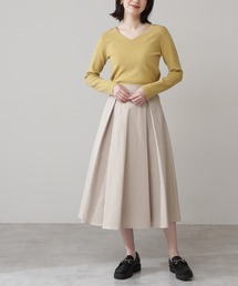 N.(N. Natural Beauty Basic) | 【S Size Line】◆テックツイルタックフレアスカート(スカート)