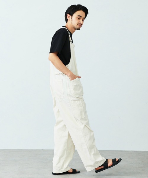 Alpha Industries（アルファインダストリーズ）の「【ユニセックス】ミリタリーワイドオーバーオール（サロペット/オーバーオール・メンズ・ブラック/オフホワイト/オリーブ/ワンウォッシュ・SMALL/MEDIUM/LARGE/X-LARGE）」の9枚目の写真