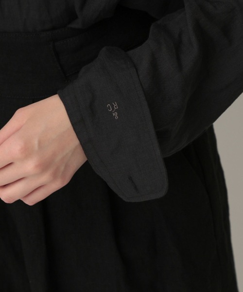 Curensology(カレンソロジー)の「Curensology(カレンソロジー)/<&RC>リネンビッグシャツ(シャツ/ブラウス・レディース・ホワイト/ブラック/モカ・FREE)」の5枚目の写真