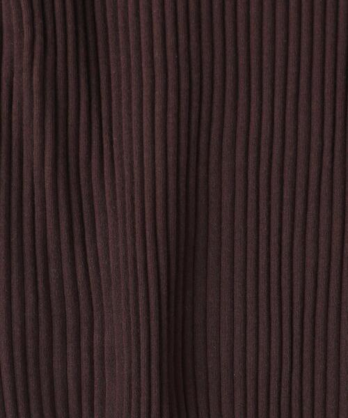 BASERANGE（ベースレンジ）の「＜BASERANGE（ベースレンジ）＞BRIG リブ スカート（スカート・レディース・ダークブラウン・XS）」の14枚目の写真