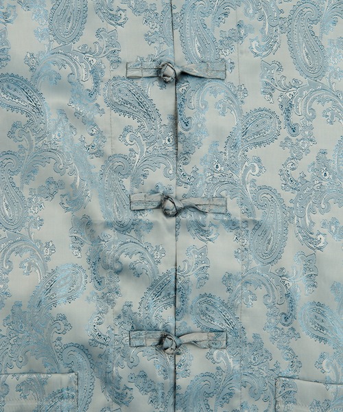 PUNYUS（プニュズ）の「チャイナ柄シャツ（シャツ/ブラウス・レディース・ブラック/ベージュ/ブルー・1/2/4/3）」の8枚目の写真