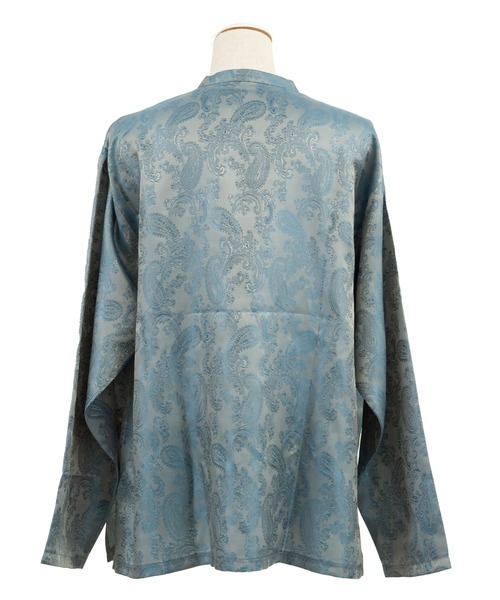 PUNYUS（プニュズ）の「チャイナ柄シャツ（シャツ/ブラウス・レディース・ブラック/ベージュ/ブルー・1/2/4/3）」の7枚目の写真