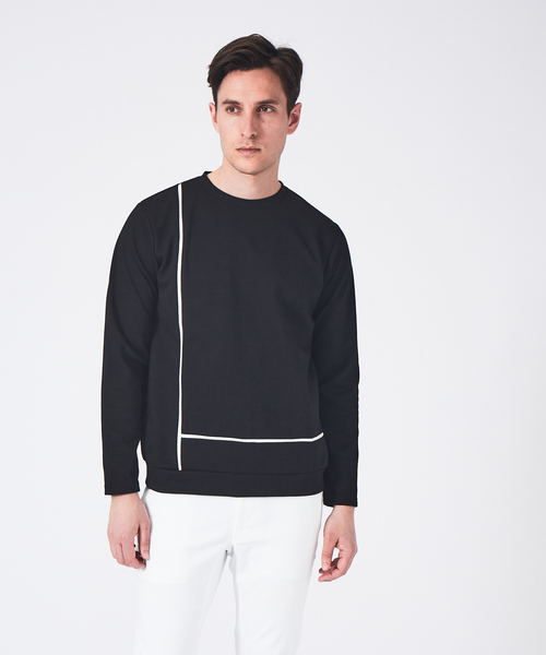 5351 POUR LES HOMMES(ゴーサンゴーイチプールオム)の「【BLANC】エルライン 長袖 Tシャツ(Tシャツ/カットソー・メンズ・ホワイト/チャコールグレー/ブラック・46/48)」の2枚目の写真