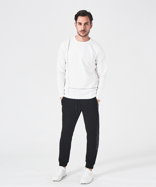 5351 POUR LES HOMMES(ゴーサンゴーイチプールオム)の「【BLANC】エルライン 長袖 Tシャツ(Tシャツ/カットソー・メンズ・ホワイト/チャコールグレー/ブラック・46/48)」の4枚目の写真