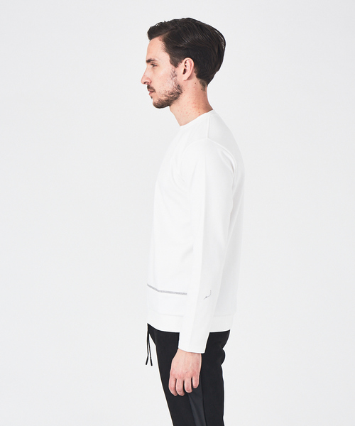 5351 POUR LES HOMMES(ゴーサンゴーイチプールオム)の「【BLANC】エルライン 長袖 Tシャツ(Tシャツ/カットソー・メンズ・ホワイト/チャコールグレー/ブラック・46/48)」の5枚目の写真