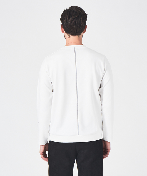 5351 POUR LES HOMMES(ゴーサンゴーイチプールオム)の「【BLANC】エルライン 長袖 Tシャツ(Tシャツ/カットソー・メンズ・ホワイト/チャコールグレー/ブラック・46/48)」の6枚目の写真
