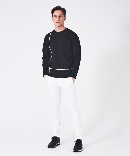 5351 POUR LES HOMMES(ゴーサンゴーイチプールオム)の「【BLANC】エルライン 長袖 Tシャツ(Tシャツ/カットソー・メンズ・ホワイト/チャコールグレー/ブラック・46/48)」の13枚目の写真