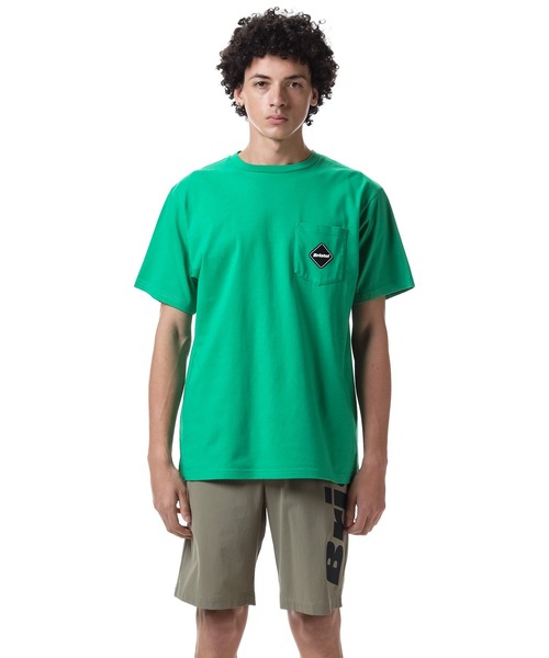 F.C.Real Bristol（エフシーレアルブリストル）の「VERTICAL LOGO POCKET TEE（Tシャツ/カットソー・メンズ・ブラック/ホワイト/ブルー/ライトブルー/ベージュ/グリーン・LARGE/MEDIUM/SMALL/X-LARGE）」の22枚目の写真