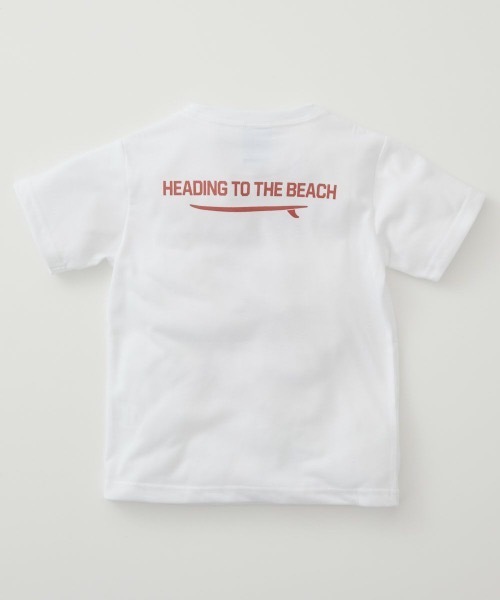 Ocean Pacific(オーシャンパシフィック)の「【OP:オーピー】キッズ バックプリント半袖Tシャツ / UVカット(Tシャツ/カットソー・キッズ・ホワイト/オレンジ/チャコール・130/140/150/160)」の5枚目の写真