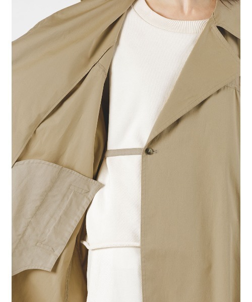 mizuiroind(ミズイロインド)の「mizuiro ind ドルマンスリーブトレンチコート(トレンチコート・レディース・ベージュ/ブラック/ネイビー・FREE)」の11枚目の写真