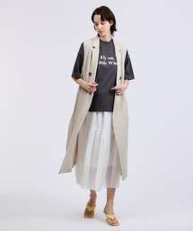 SACRA リネンジレ LINEN COTTON CHAMBRAY GILET | VEST | SACRA（サクラ