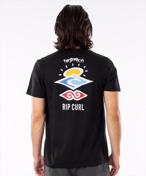 rip curl（リップカール）の「【RIPCURL（リップカール）】SEARCH ICON/バックプリント半袖Tシャツ（Tシャツ/カットソー・メンズ・ホワイト/ブラック/アクア/ブラウン系その他/グリーン系その他/グリーン系その他2/コーラル/ブラック系その他/ダークオリーブ/ライトブルー/マスタード/イエロー系その他・SMALL/MEDIUM/LARGE/X-LARGE/X-SMALL/XX-LARGE）」の3枚目の写真