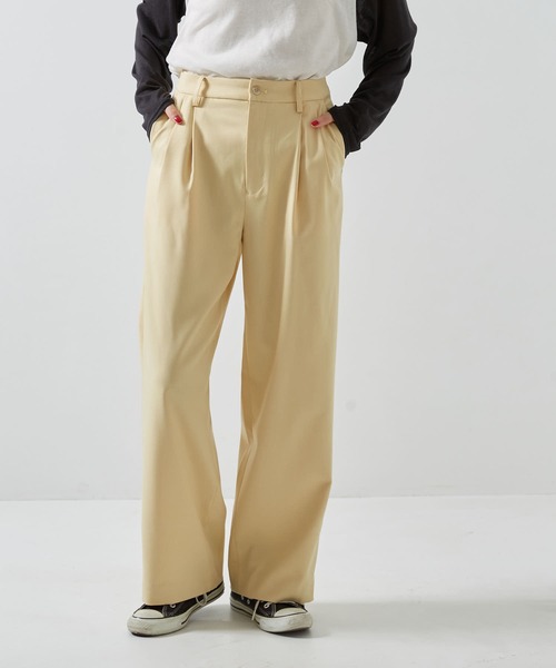 【セール】ベーシックタックパンツ（その他パンツ）｜PUBLUX（パブリュクス）