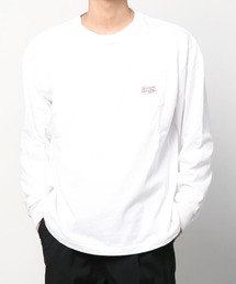 USAコットンポケットロングスリーブTシャツ