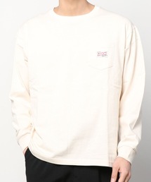 USAコットンポケットロングスリーブTシャツ