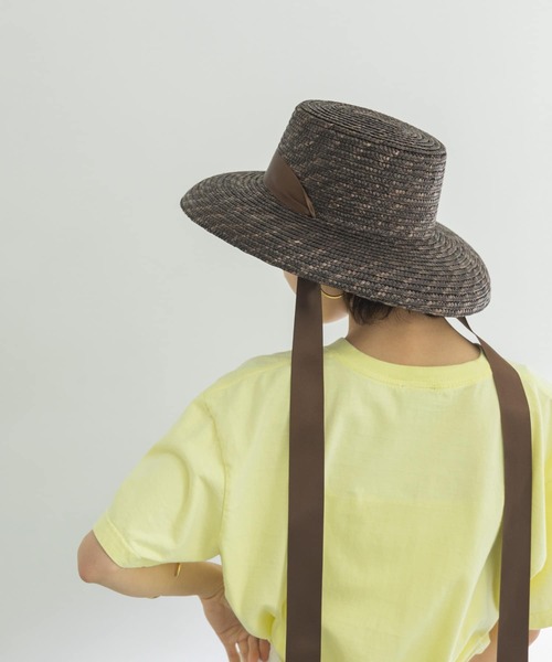 URBAN RESEARCH(アーバンリサーチ)の「STRAW RIBBON HAT(ハット・レディース・ナチュラル/ブラウン・-)」の7枚目の写真