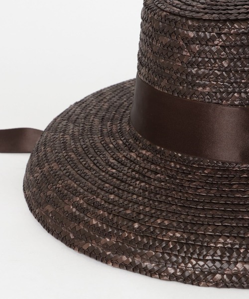 URBAN RESEARCH(アーバンリサーチ)の「STRAW RIBBON HAT(ハット・レディース・ナチュラル/ブラウン・-)」の15枚目の写真
