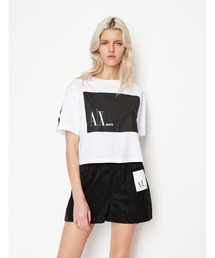ARMANI EXCHANGE | 【A|X アルマーニ エクスチェンジ】AX BEATS　半袖クルーネックTシャツ/CROPPED(Tシャツ/カットソー)