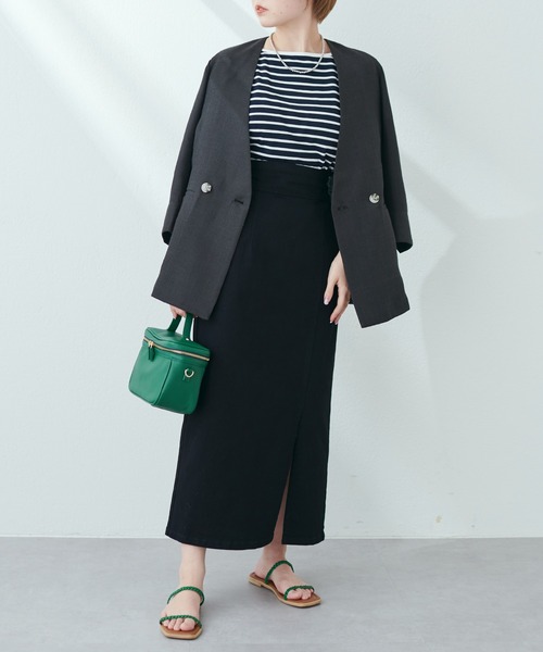 セール】今季履きたい美シルエットアイテム タイトスリットハイ