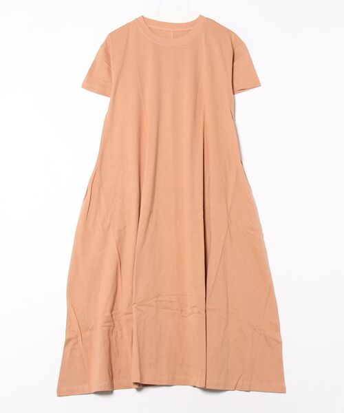 zootie（ズーティー）の「汗しみない マキシワンピース（ワンピース・レディース・杢グレー/グレイッシュブルー/オレンジ系その他2/ラベンダー/ブラック/ライトカーキ/モカ/ライトブルー/ネイビー/グレイッシュベージュ/ダークブラウン/ブルー系その他2/アイボリー/ダークグリーン/パープル系その他/レッド系その他/ミント/イエロー系その他/チャコール/ダークカーキ/ベージュ系・L-XL/M-L/S-M）」の9枚目の写真