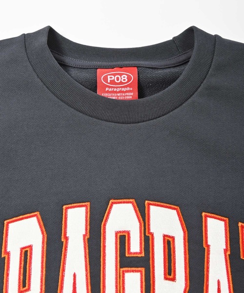 Paragraph（パラグラフ）の「Paragraph(パラグラフ) クラシック アーチロゴ スウェットトレーナー（スウェット・メンズ・チャコール/ライトグレー/スカイブルー/グレー・FREE）」の10枚目の写真