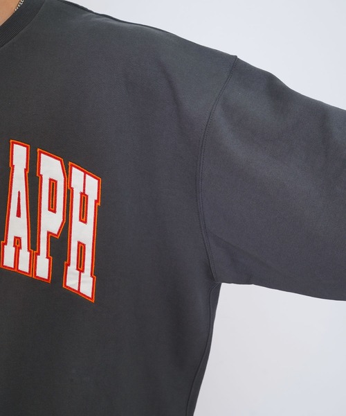 Paragraph（パラグラフ）の「Paragraph(パラグラフ) クラシック アーチロゴ スウェットトレーナー（スウェット・メンズ・チャコール/ライトグレー/スカイブルー/グレー・FREE）」の13枚目の写真