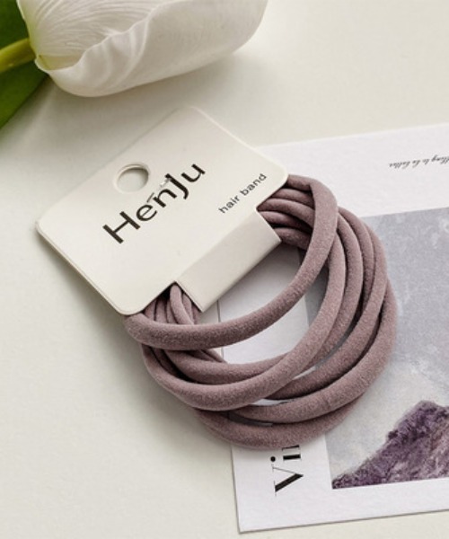 REBALANCE（リバランス）の「ヘアゴム（6点セット）（ヘアゴム・レディース・A/B/C/D/E/F/G/H/I/J/K/L・ONE SIZE）」の3枚目の写真