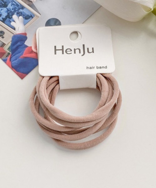 REBALANCE（リバランス）の「ヘアゴム（6点セット）（ヘアゴム・レディース・A/B/C/D/E/F/G/H/I/J/K/L・ONE SIZE）」の4枚目の写真