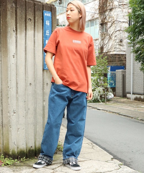 UNIVERSAL OVERALL(ユニバーサルオーバーオール)の「UNIVERSAL OVERALL/ユニバーサルオーバーオール UO LOGO 半袖ロゴTシャツ ショートスリーブT(Tシャツ/カットソー・メンズ・ホワイト/ブラック/レンガ・M/XL/L)」の19枚目の写真