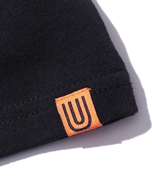 UNIVERSAL OVERALL(ユニバーサルオーバーオール)の「UNIVERSAL OVERALL/ユニバーサルオーバーオール UO LOGO 半袖ロゴTシャツ ショートスリーブT(Tシャツ/カットソー・メンズ・ホワイト/ブラック/レンガ・M/XL/L)」の11枚目の写真