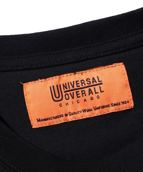UNIVERSAL OVERALL(ユニバーサルオーバーオール)の「UNIVERSAL OVERALL/ユニバーサルオーバーオール UO LOGO 半袖ロゴTシャツ ショートスリーブT(Tシャツ/カットソー・メンズ・ホワイト/ブラック/レンガ・M/XL/L)」の7枚目の写真
