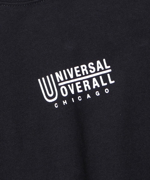 UNIVERSAL OVERALL(ユニバーサルオーバーオール)の「UNIVERSAL OVERALL/ユニバーサルオーバーオール UO LOGO 半袖ロゴTシャツ ショートスリーブT(Tシャツ/カットソー・メンズ・ホワイト/ブラック/レンガ・M/XL/L)」の8枚目の写真