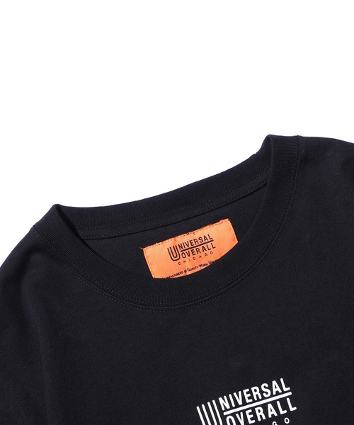 UNIVERSAL OVERALL(ユニバーサルオーバーオール)の「UNIVERSAL OVERALL/ユニバーサルオーバーオール UO LOGO 半袖ロゴTシャツ ショートスリーブT(Tシャツ/カットソー・メンズ・ホワイト/ブラック/レンガ・M/XL/L)」の6枚目の写真