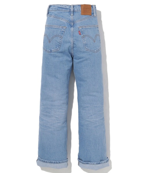 Levi's（リーバイス）の「RIBCAGE クロップ ブーツカット JAZZ AWAY（デニムパンツ・レディース・インディゴブルー・24inch/25inch/26inch/27inch/23inch/28inch）」の8枚目の写真
