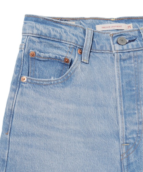 Levi's（リーバイス）の「RIBCAGE クロップ ブーツカット JAZZ AWAY（デニムパンツ・レディース・インディゴブルー・24inch/25inch/26inch/27inch/23inch/28inch）」の10枚目の写真