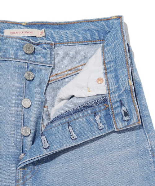 Levi's（リーバイス）の「RIBCAGE クロップ ブーツカット JAZZ AWAY（デニムパンツ・レディース・インディゴブルー・24inch/25inch/26inch/27inch/23inch/28inch）」の11枚目の写真